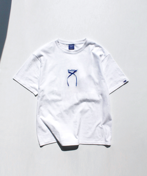 Ribbon Logo Tee White