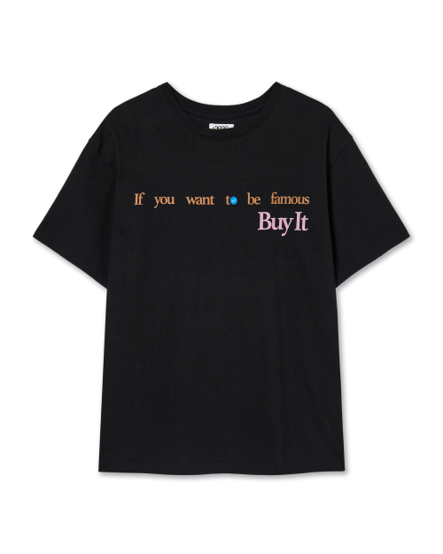 aeae X PEAK BOY BUY IT T-SHIRTS [BLACK]