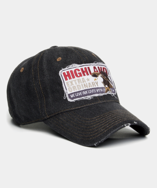 HIGH EA DENIM CAP BLACK