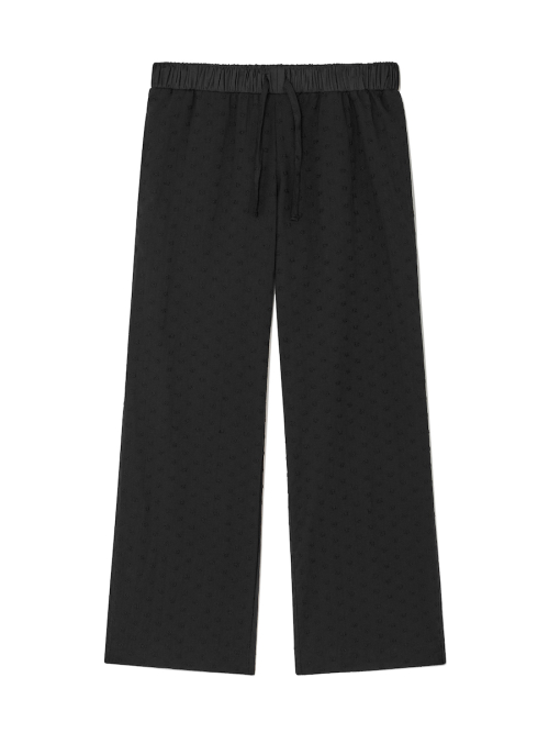 SOPHIES EYELET PANTS (BLACK)