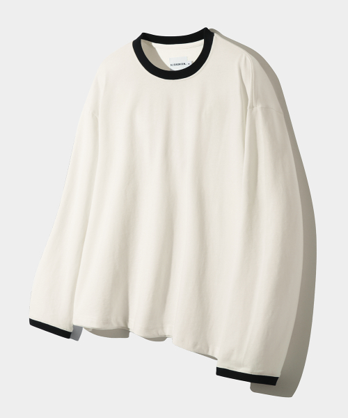 ASI LAYERING SOLID RINGER T-SHIRT_IVORY