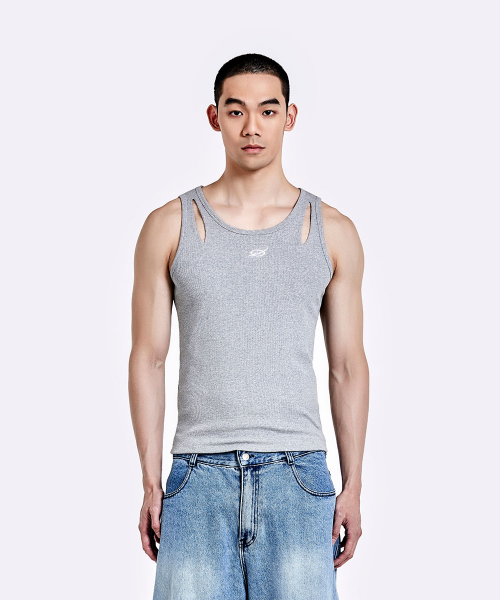 Devils Laugh sleeveless - Grey