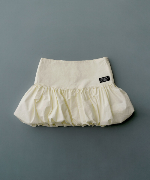 Balloon Mini Skirt Ivory