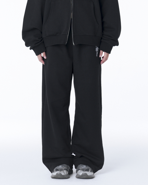 Midnight star sweat pants BLACK