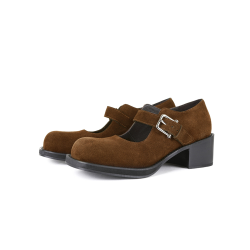 BROCLE MARY JANE [SUEDE BROWN]