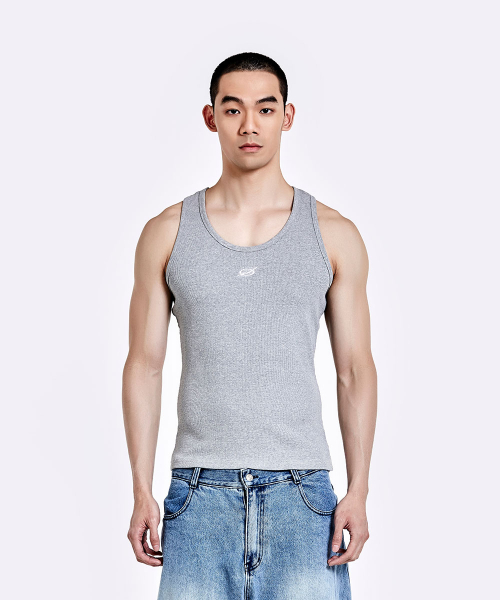Basic curve sleeveless - Grey