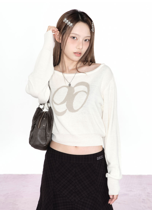BOAT NECK KNIT / IVORY