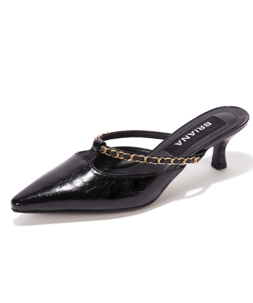 Vintage Chain Mule [Black]