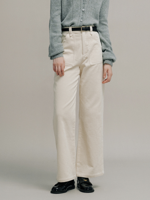 ZENIA corduroy pants_2colors