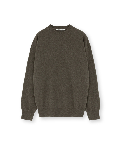 Extra Super Fine Crewneck Knit, Olive