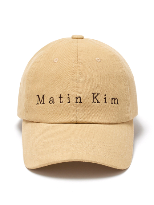 MATIN COTTON WASHED BALL CAP IN BEIGE