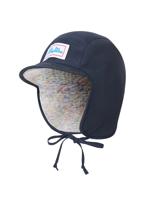Sprinkle Teddy Reversible Trooper Hat (Navy)