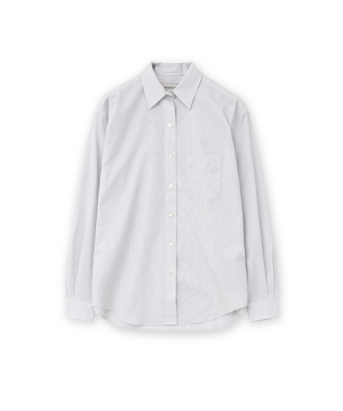 W Steady Shirt, Pink Stripe