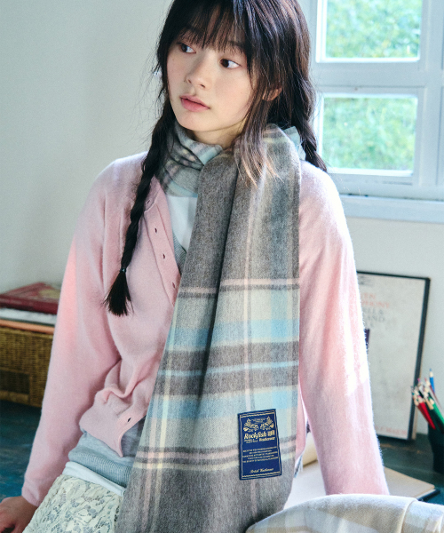 CLASSIC WOOL SCARF CHECK - 7 colors