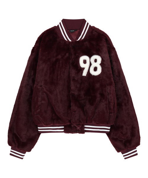 Furry 98 Varsity Jacket (Wine)