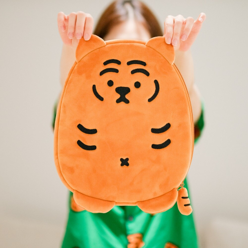 뚱랑이 플랫 파우치 라지