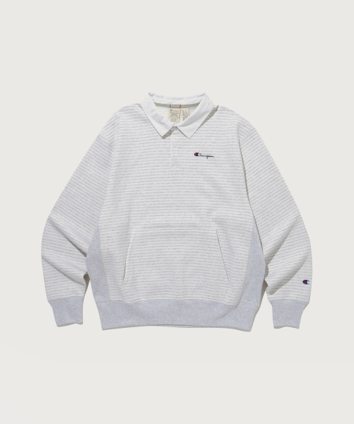 리버스위브 럭비 스웨트셔츠 Light Grey