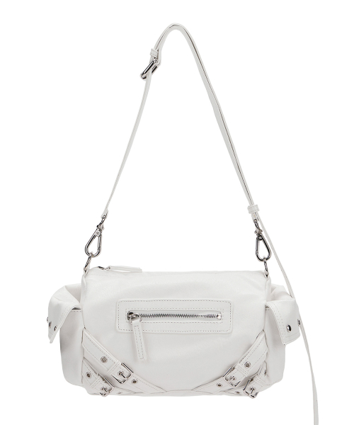 STUD POCKET BAG IN IVORY