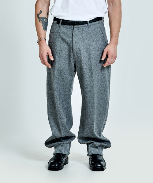 Wool pants - Grey