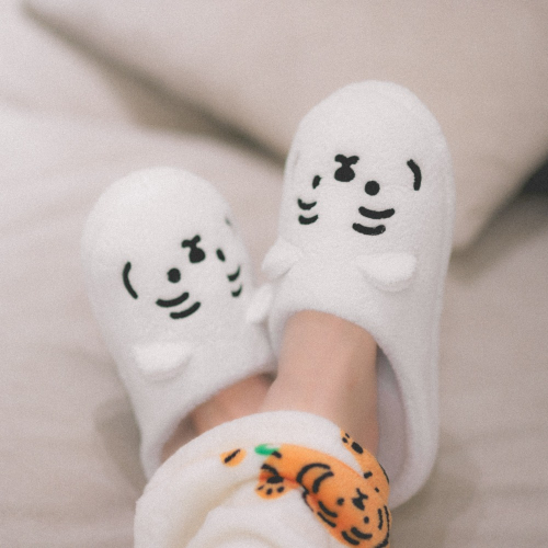 뚱랑이 털 슬리퍼 2종