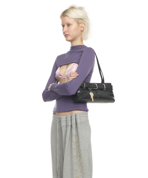 SHOULDER BROCLE MINI [STONE BLACK]