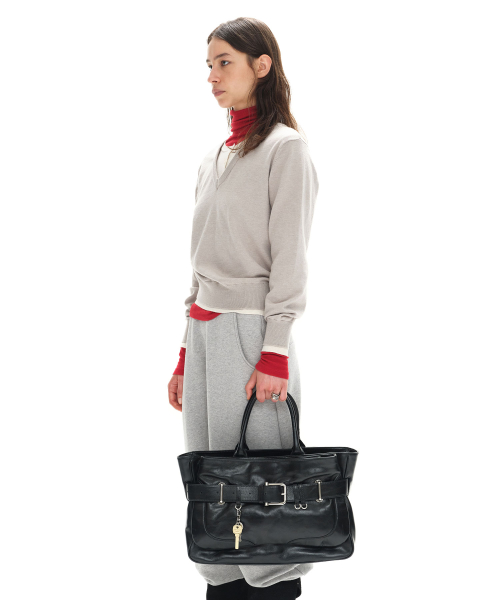 TOTE BROCLE [STONE BLACK]