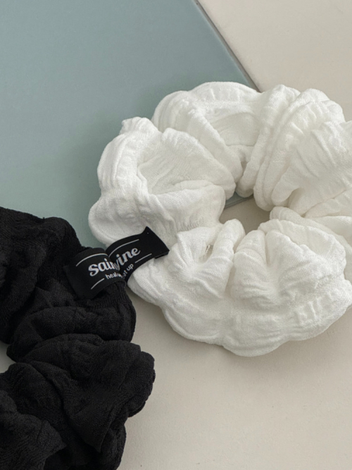 Black Label Scrunchies