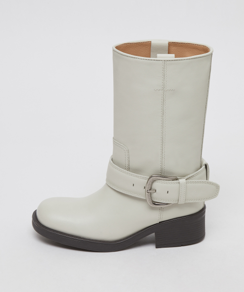 Buckle boots(Cream)_OK3BX25001CRR