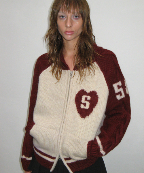 Sunburn Cowichan Cable Jacket (RED)
