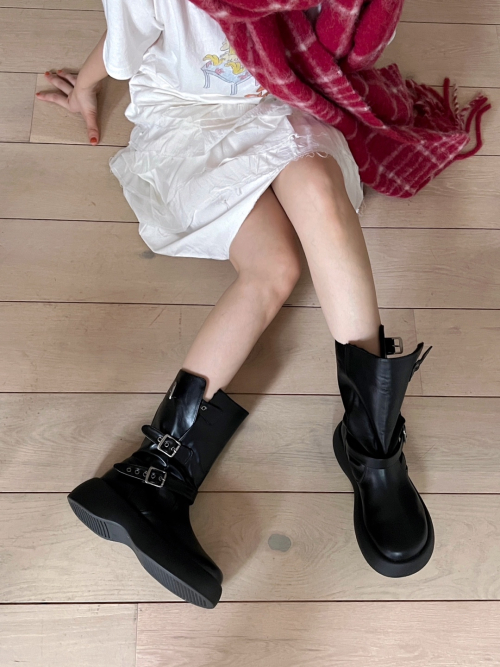classy platform boots