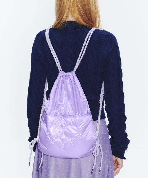 HEART STRING BAG - LAVENDER