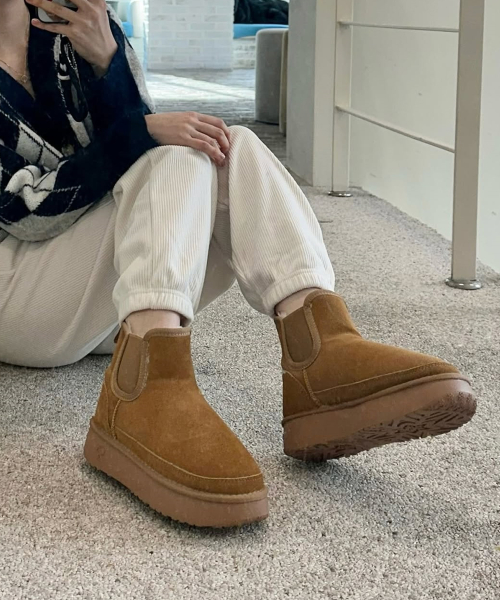 SAC 첼시 양털부츠 412446018 (4cm/1color)