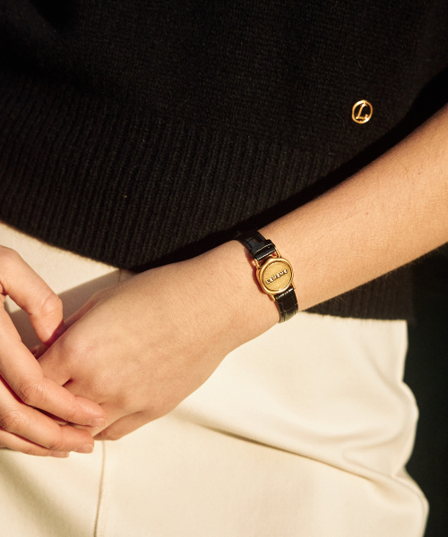 Ciel Leather Bracelet Black