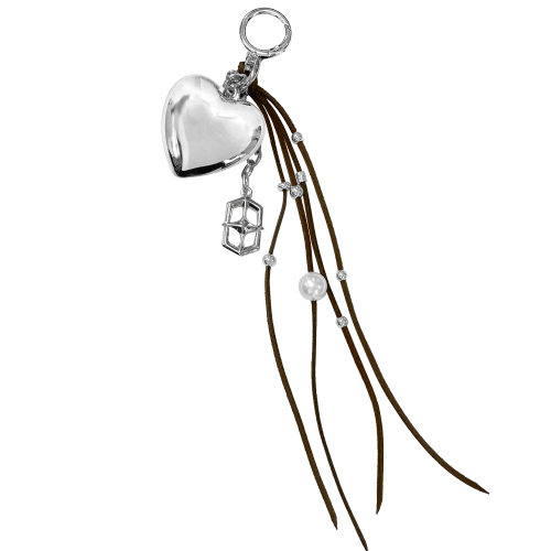 Eternal Love Keyring-Brown