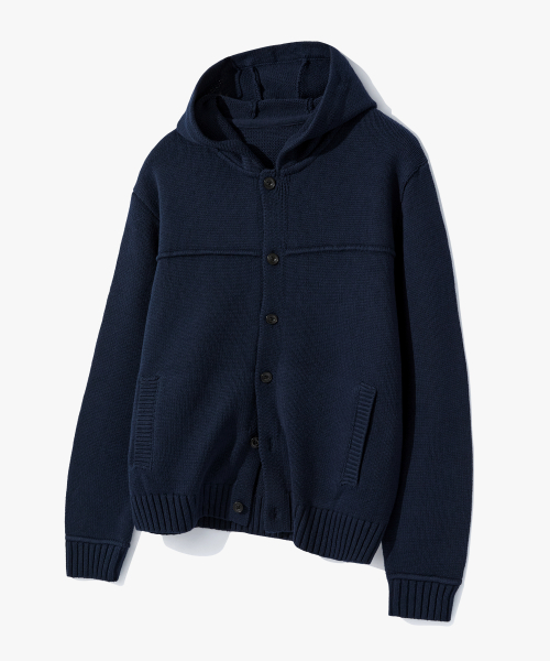 LEGACY HOOD KNIT NAVY