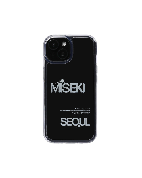 Misekiseoul graphic case 02 CLEAR WHITE