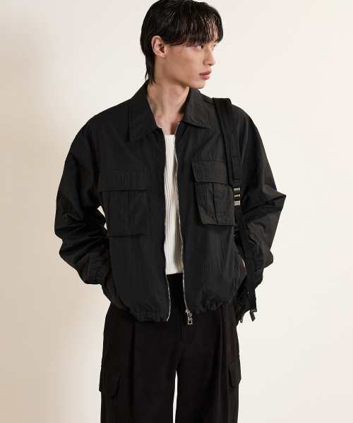 Light Weight Big Pocket Jumper (Black) TNJU5E102BK