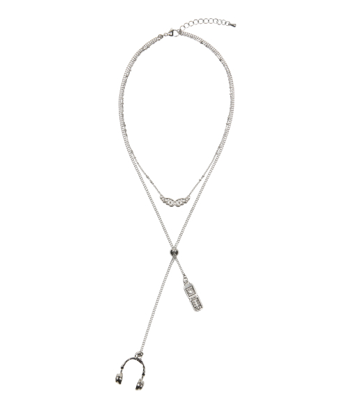 IM HEADSET NECKLACE(SILVER)