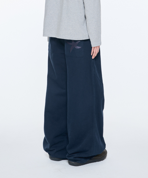 TCM washed starfish chino pants (dark navy)