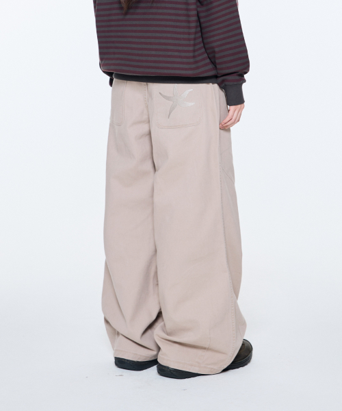 TCM washed starfish chino pants (indi pink)