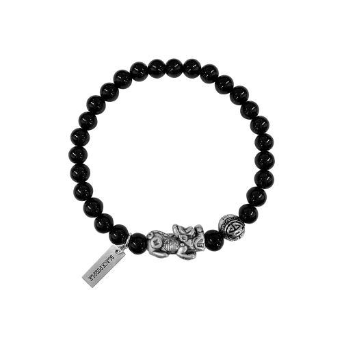 [silver925] Money Keeper Onyx Bracelet