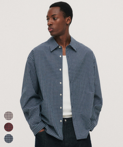 RETRO CHECK SHIRTS - 3 COLOR