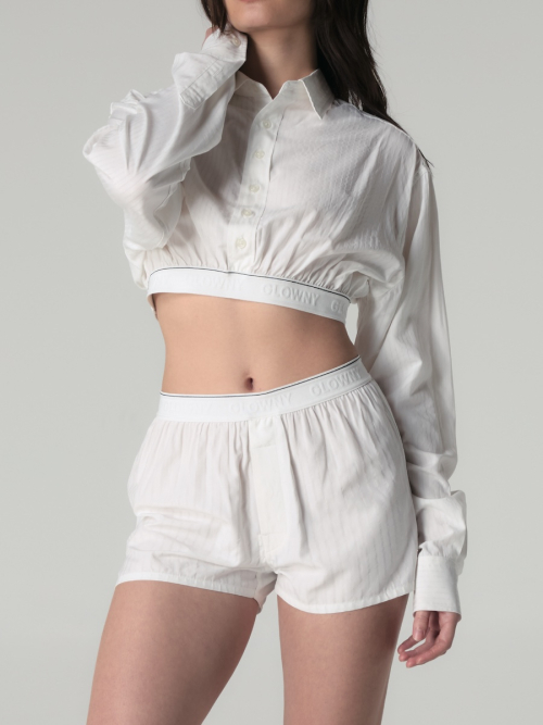 WILLY POP SHORTS (WHITE STRIPE)