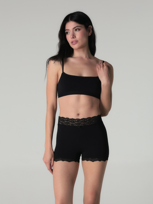 MELLOW SCOOP BRA (BLACK)