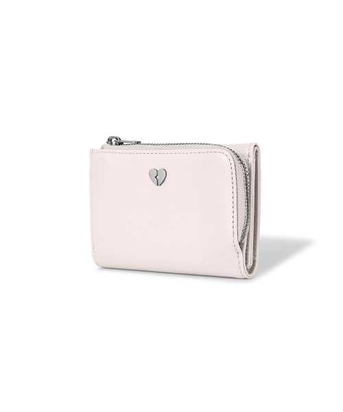 HEARTY ZIPPER WALLET - BLOSSOM