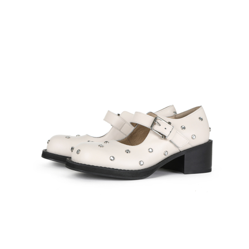 BROCLE MARY JANE [CREAM CRYSTAL]