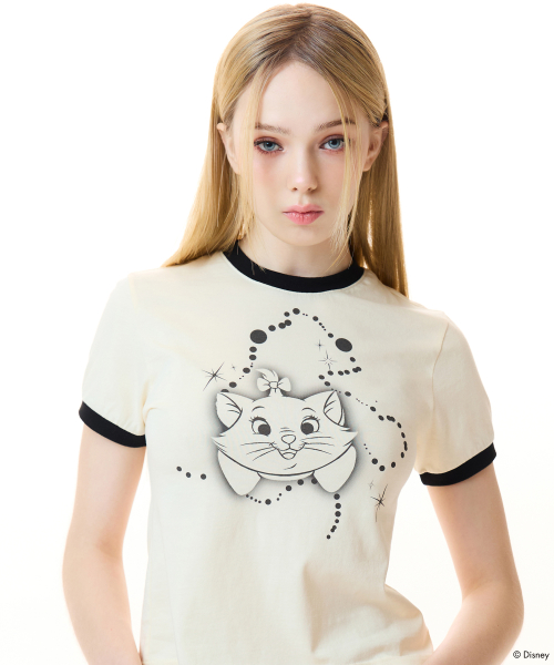[MARIE] FACE TEE(BEIGE)