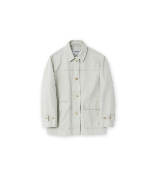 W Half Jacket, Ecru