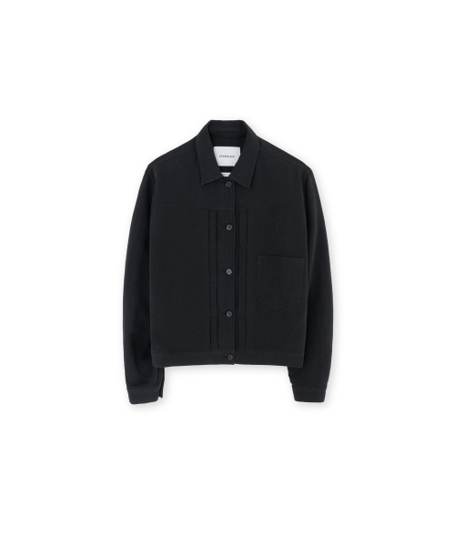 W Type 1 Trucker Jacket, Black