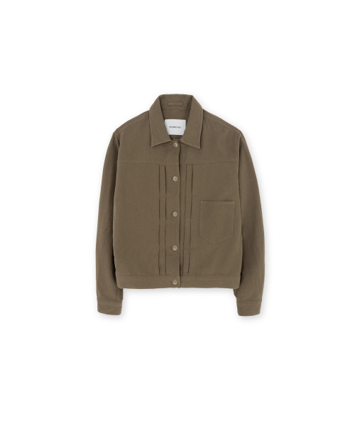 W Type 1 Trucker Jacket, Mocha